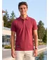 Férfi póló gallérral ALTISPORT NP/ALMST90601 BURGUNDIA