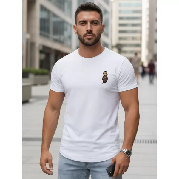  Férfi póló DSTREET NX5101R-WH FEHÉR 