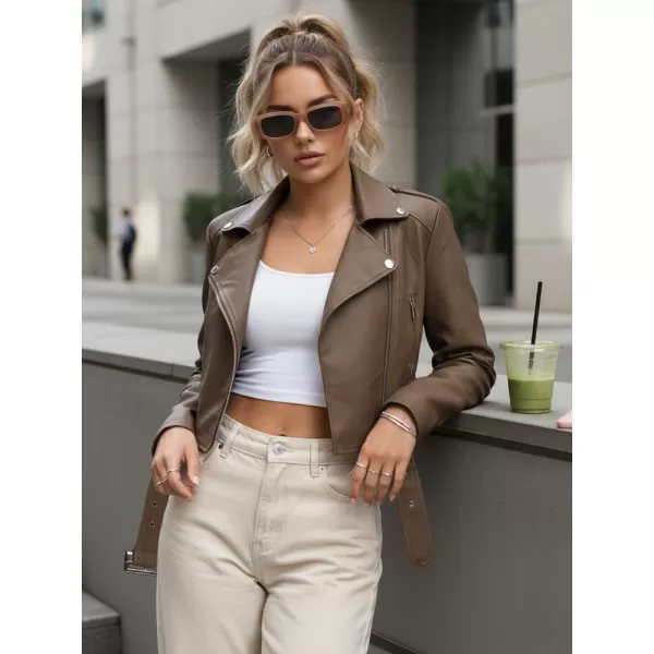  Női kabát DSTREET TY5673 BARNA 