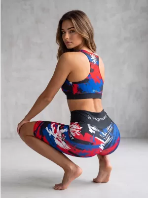Női prémium funkcionális leggings térd felett (új méretek) ALTISPORT VOJ/ALW036LEG06 CSEH