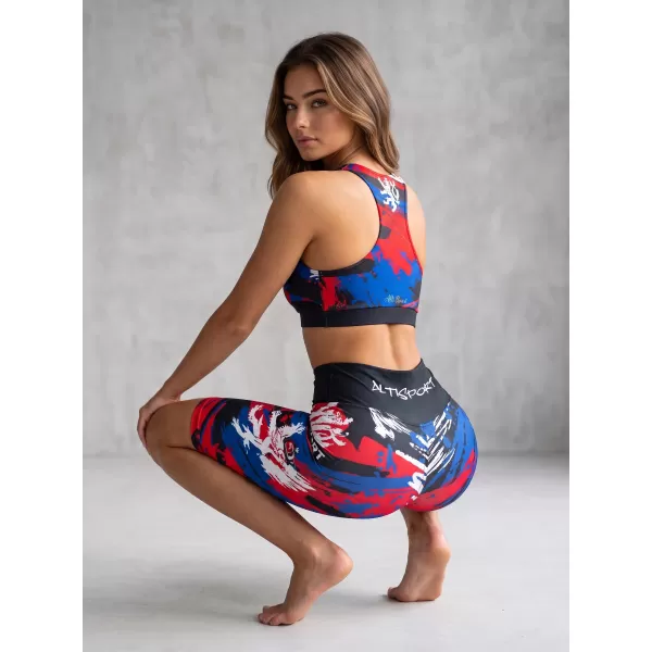  Női prémium funkcionális leggings térd felett (új méretek) ALTISPORT VOJ/ALW036LEG06 CSEH 
