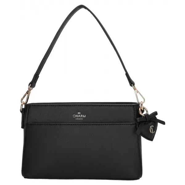  Kézitáska CHARM LONDON Cambridge W01060 Black FEKETE 