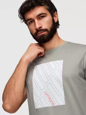 Férfi póló OMBRE OM-TSPT-0259 SZÜRKE