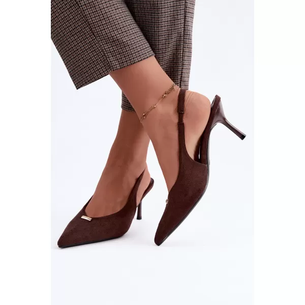  Női pumpák BOTO T681P BROWN 