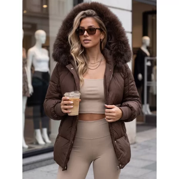  Női kabát DSTREET TY6004 BARNA 
