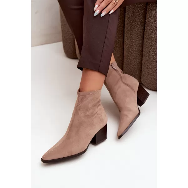  Női bokacsizma BOTO D-209 BROWN BARNA 