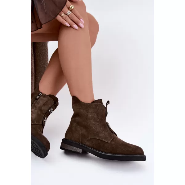 Női cipők D&A CR62-3334 KHAKI 