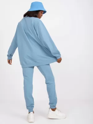 Női pulóver BASIC FEEL GOOD AP-BL-A-R001 VILÁGOSKÉK