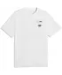 Férfi póló PUMA GRAPHICS RELAXED STACKED TEE 69436802 PUMA FEHÉR