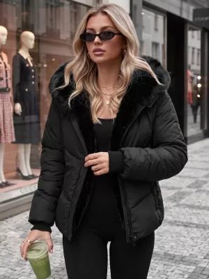 Női kabát DSTREET TY5982 FEKETE