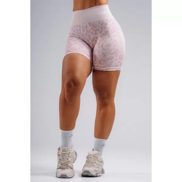  Kompressziós push-up rövidnadrág leopárdmintával NEBBIA PRIMAL 856 RÓZSASZÍN LEOPÁRD 
