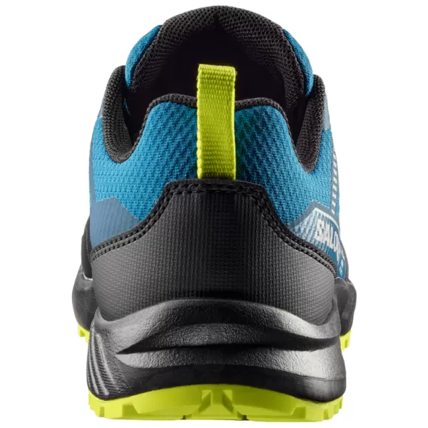  Gyerekcipők SALOMON OUTSCAPE WATERPROOF L49212500 MYKONOS KÉK/FEKETE/SAVAS MÉSZ 
