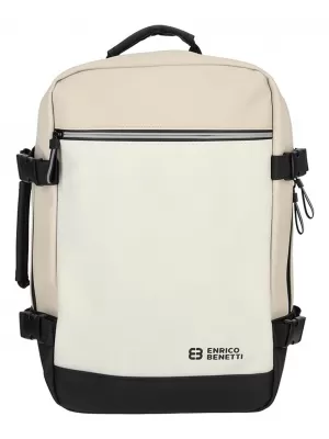 Hátizsák ENRICO BENETTI Bergen 56010 Black-beige FEKETE BÉZS
