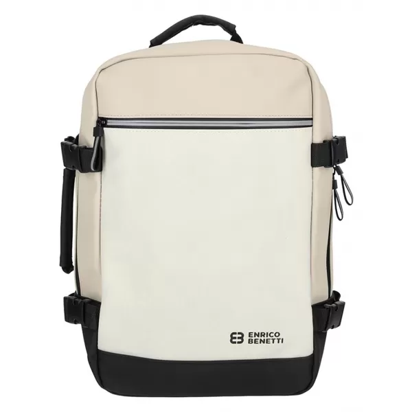  Hátizsák ENRICO BENETTI Bergen 56010 Black-beige FEKETE BÉZS 