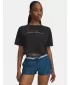 Női póló UNDER ARMOUR W WM CROP SS 6010588-001 FEKETE