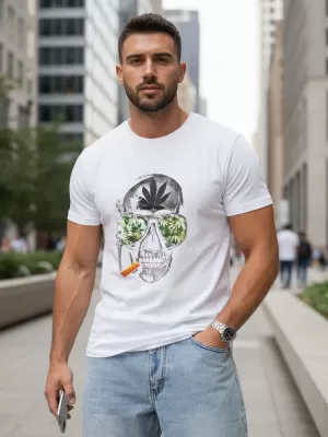 Férfi póló DSTREET RX4922 FEHÉR