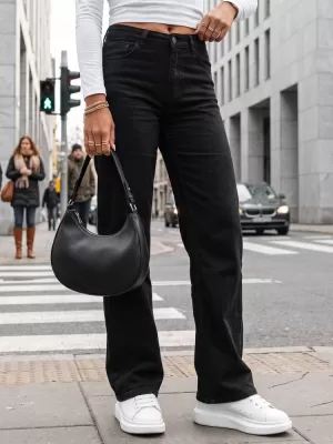 Női nadrág DSTREET UY3094 FEKETE