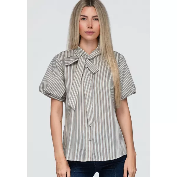  Női ing OMBRE OW-SH-E0067 BÉZS 
