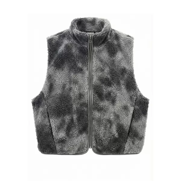  Női mellény URBAN CLASSICS TB8531-22940 SZÜRKE NYAKKENDŐFESTÉK 