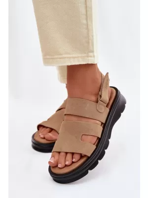 Női szandál BIG STAR SHOES TT274482 BÉZS