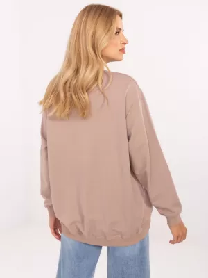 Női pulóver BASIC FEEL GOOD RV-BL-5185.79P SÖTÉT BÉZS