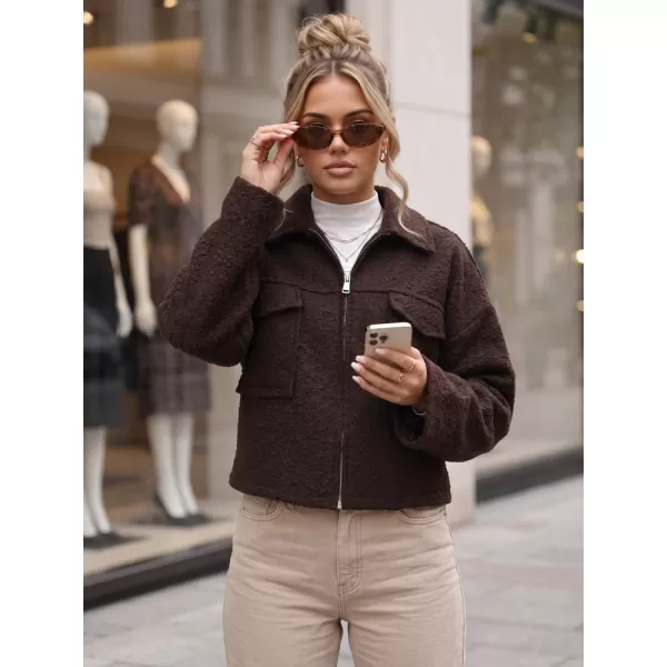  Női kabát DSTREET TY6058 BARNA 