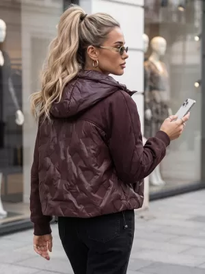 Női kabát DSTREET TY6094 BURGUNDIA