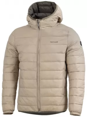Férfi dzseki PENTAGON AURORA 2.0 PUFFER HOODED JACKET K08048-2.0 KHAKI