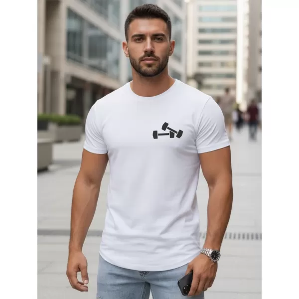  Férfi póló DSTREET NX5086R FEHÉR 