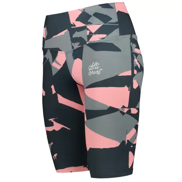  Női prémium térdig érő leggings (új méretek) ALTISPORT VOJ/ALW080LEG06 FEKETE-LAZAC 