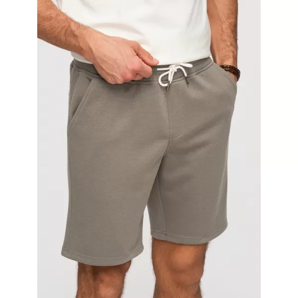  Férfi rövidnadrág OMBRE OM-SRSK-0124 KHAKI 