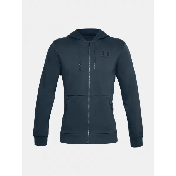  Férfi pulóver UNDER ARMOUR RIVAL FLEECE AMP FZ HD 1357113-467 KÉK 