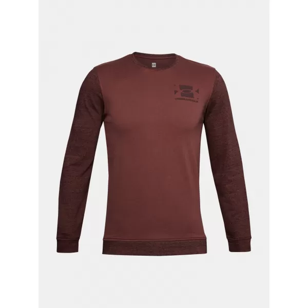  Férfi pulóver UNDER ARMOUR SPORTSTYLE TERRY KO CREW 1357103-688 PIROS 
