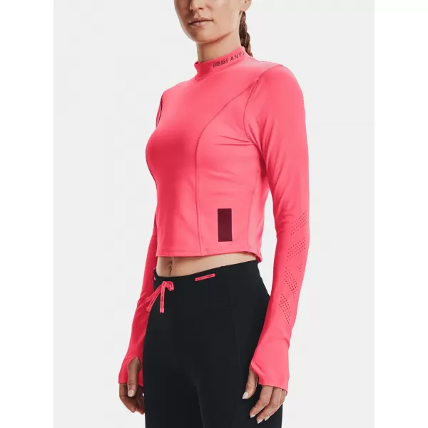  Női póló UNDER ARMOUR UA RUN ANYWHERE LASER LS 1365641-819 RÓZSASZÍN 