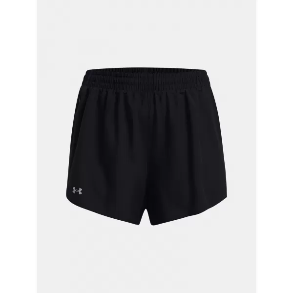  Női rövidnadrág UNDER ARMOUR UA FLY BY 3'' SHORTS 1382853-001 FEKETE 