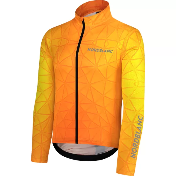  Férfi kerékpáros mez NORDBLANC RIDEPRO NBSMF8102 BOROSTYÁN 