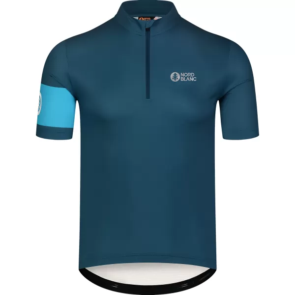  Férfi kerékpáros mez NORDBLANC CAMEL NBSMF8079 KÉK 