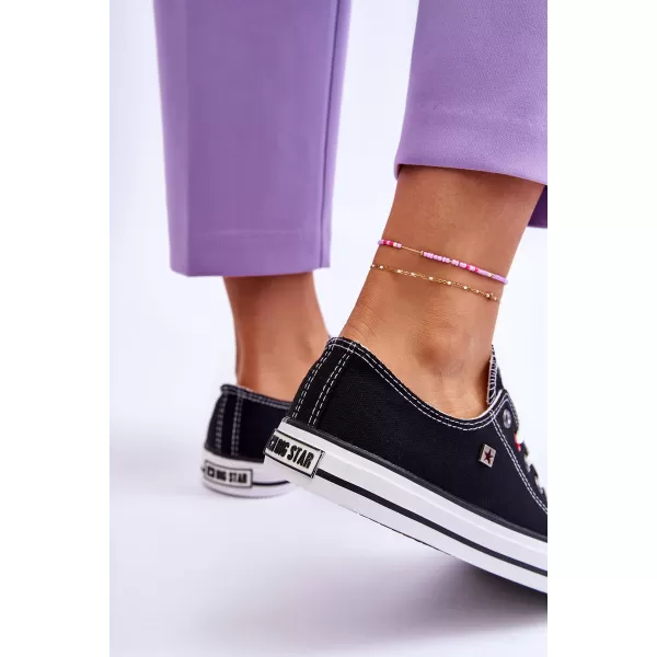 Női tornacipő BIG STAR SHOES T274023 FEKETE 