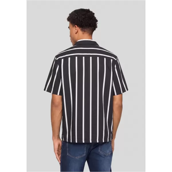 Férfi ing URBAN CLASSICS TB8429-00826 FEKETE/FEHÉR 