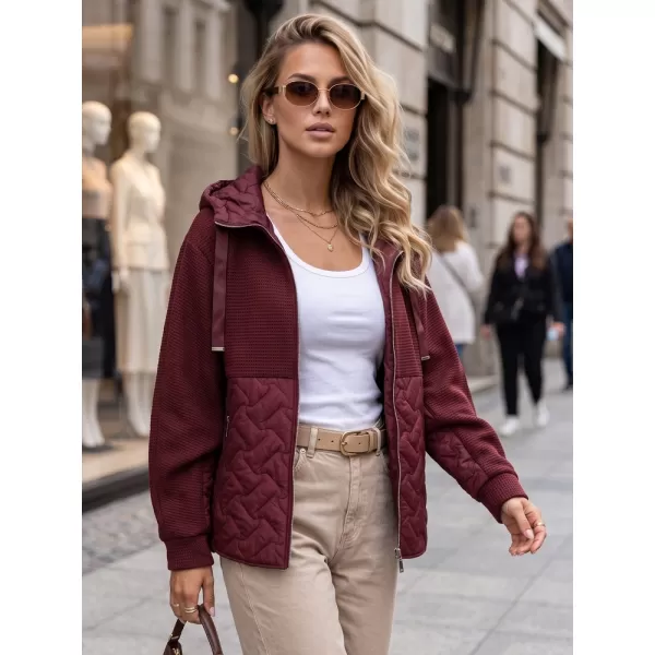 Női kabát DSTREET TY5916 BURGUNDIA 