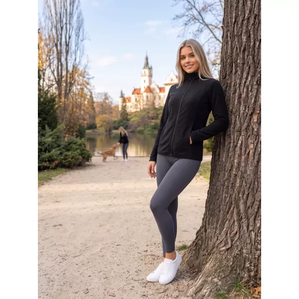 Női polár pulóver ALPINE PRO SIUSA 4 FEKETE 