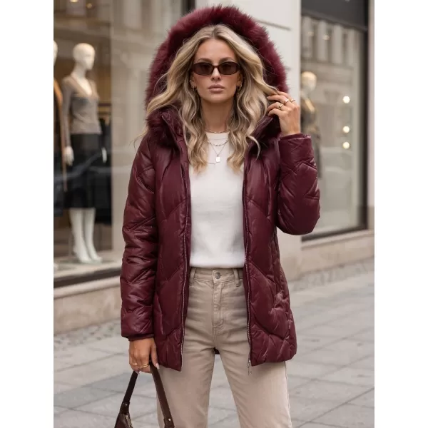  Női kabát DSTREET TY5813 BURGUNDIA 