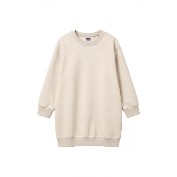  Lány pulóver ruha URBAN CLASSICS UCK8565-02903 FEHÉR HOMOK 
