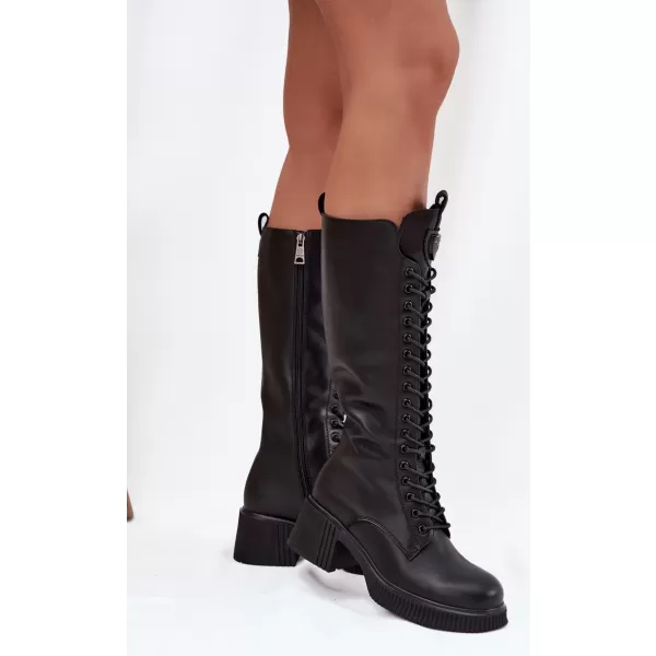  Női csizma VINCEZA 66804 FEKETE 