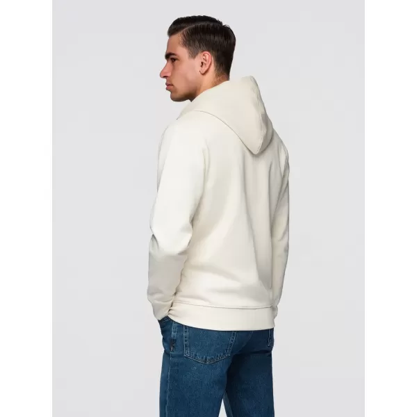  Férfi pulóver OMBRE OM-SSBZ-0272 KRÉM 