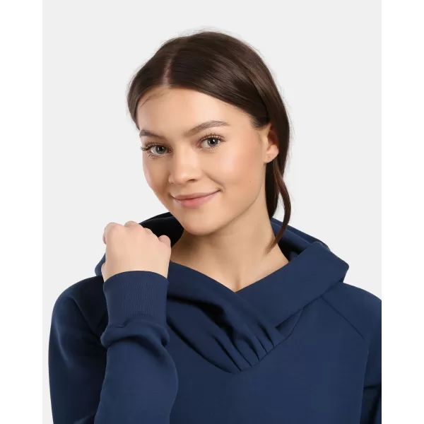 Női pulóver KILPI HEYDEN-W 1L0209KI SÖTÉTKÉK 