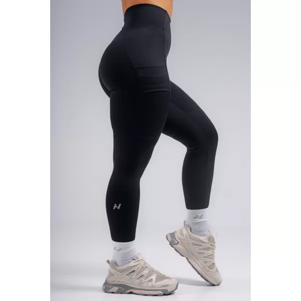  Magas derekú formáló leggings zsebekkel NEBBIA PRIMAL 851 FEKETE 