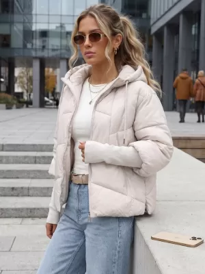 Női kabát DSTREET TY5765 VILÁGOSSZÜRKE