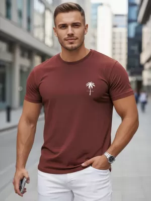 Férfi póló DSTREET NX5126R-BU BURGUNDIA