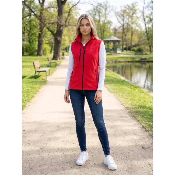  Női gyapjú mellény ALTISPORT ALW002525 PIROS 